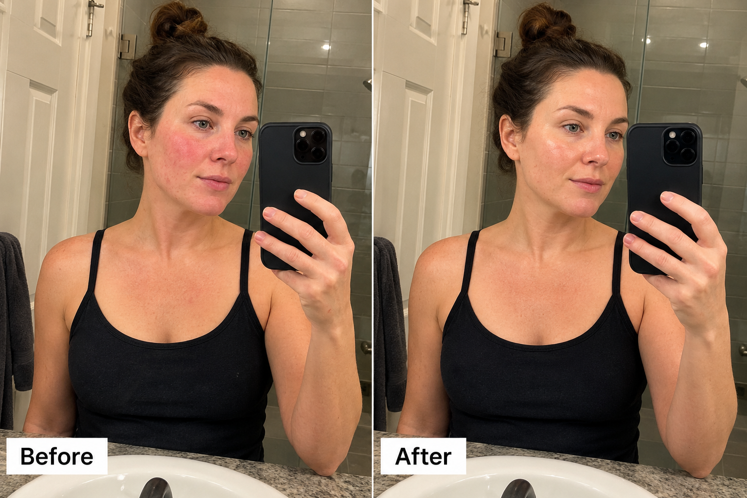 Mara, week 12, after daily GHK-Cu